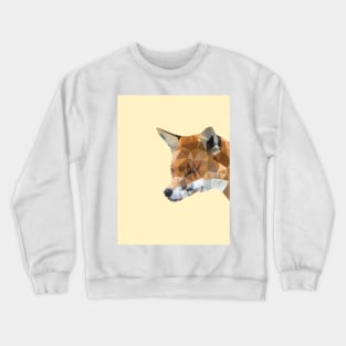 Low Poly Fox Crewneck Sweatshirt